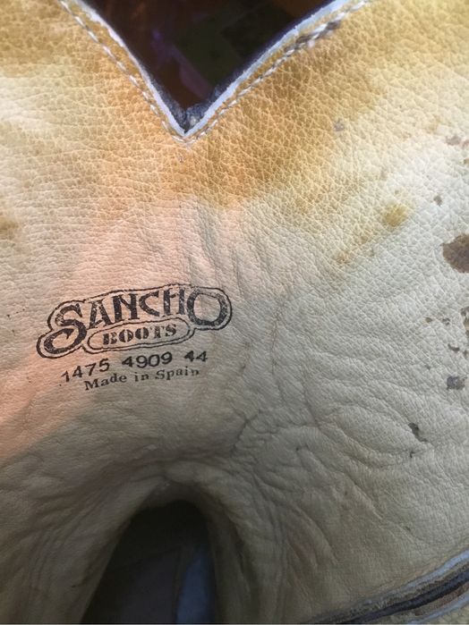 Сапоги кожаные ручной работы номерные 14754909 Sancho р.44