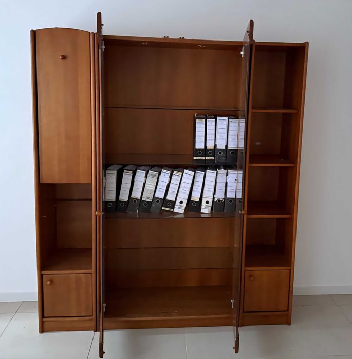 Móveis sala de estar em cerejeira maciça