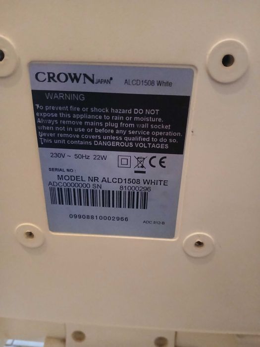 TV plana para quarto Crown