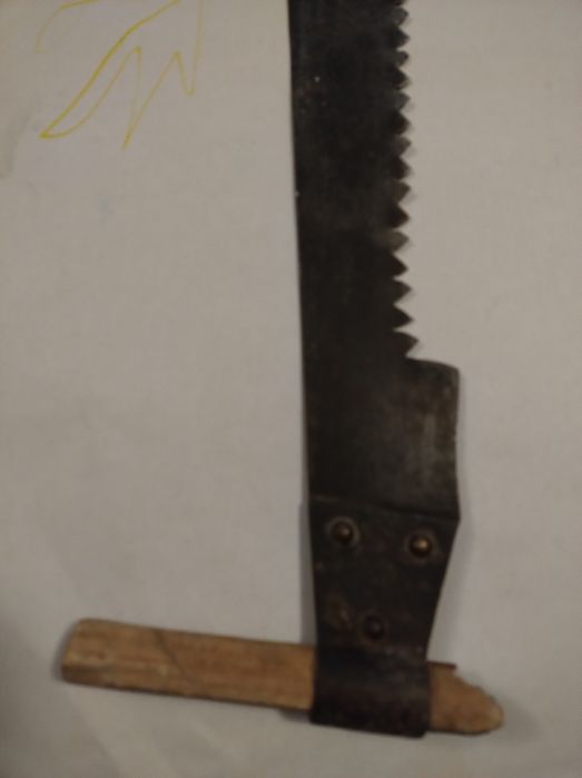 Stara duża piła ręczna "twoja moja"