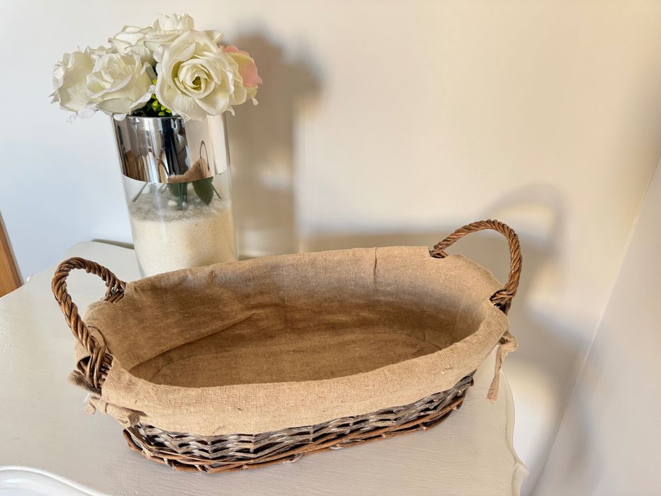 Cesta de palhinha Zara Home