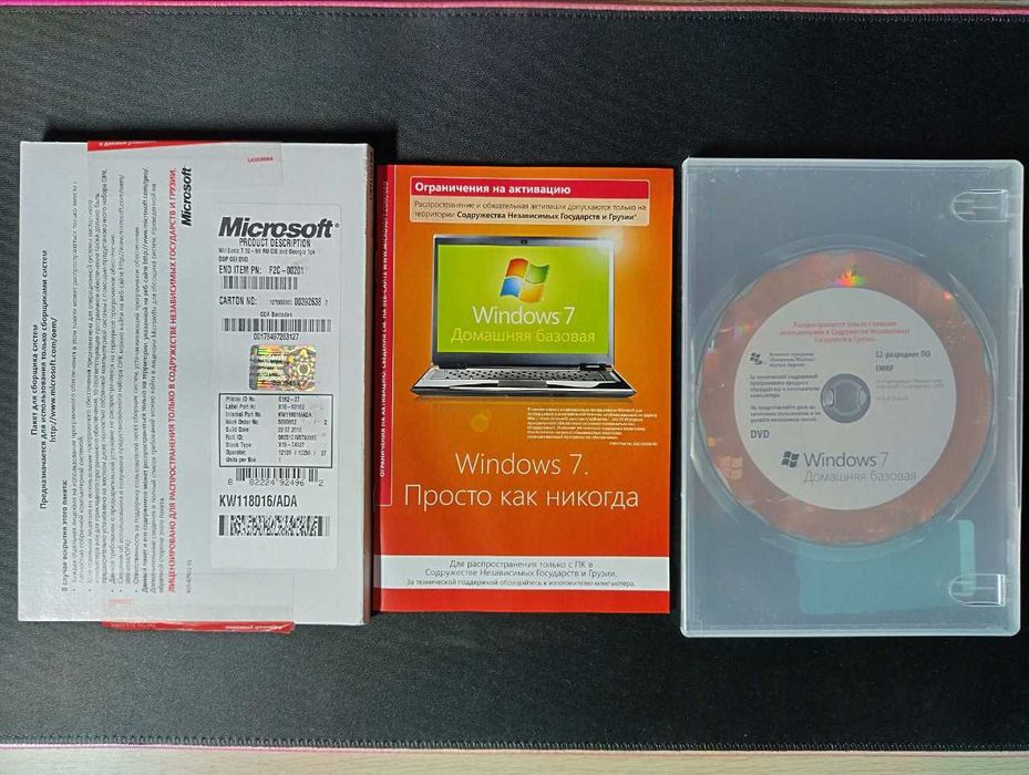 Windows 7 Home Basic x32, 7 Professional x32, XP Pro, 8.1 Pro x64 диск ...