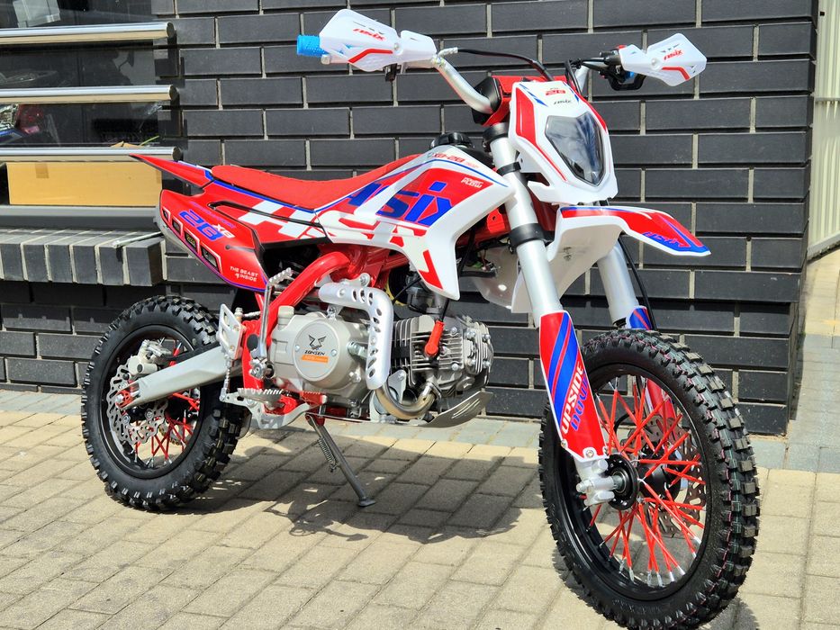 Cross ASIX XB-28 125cc/110 Solidny, Koła 14/12 ! E.Rozruch ! NOWY !