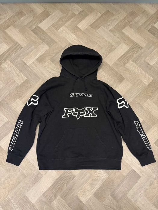 Худі Supreme x Fox Racing Hooded Sweatshirt Black