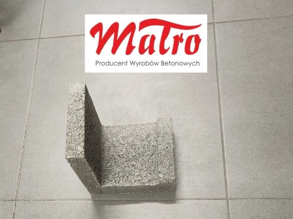 Kształtka wieńcowa typu L Pustak wieńcowy szalunkowy pustaki