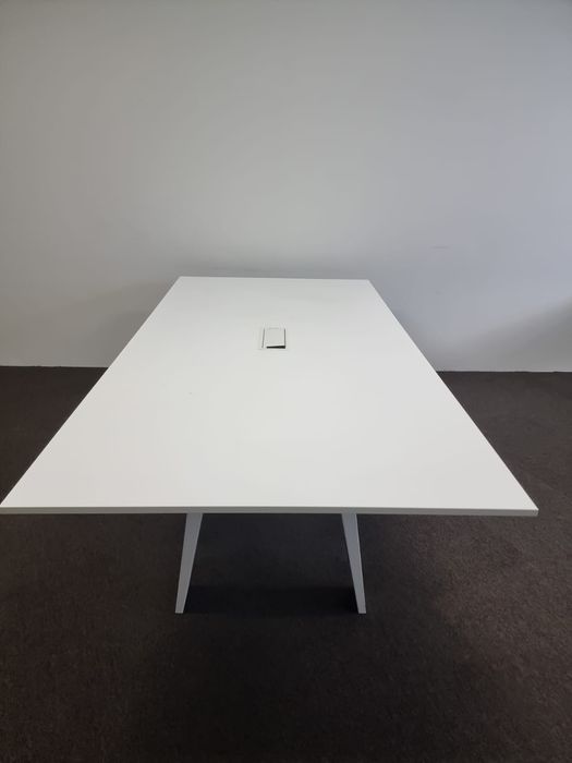 Mesa retangular branca