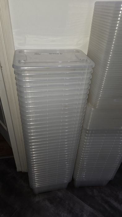 Samla Ikea, pojemnik z przykrywką przezroczysty