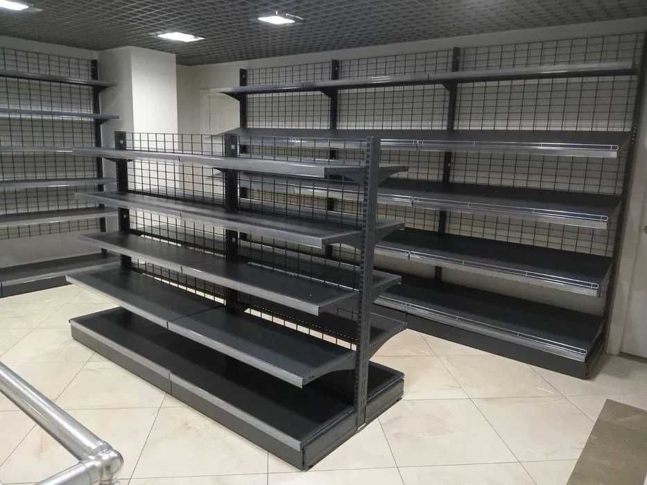 Стелажі торгові, вітрини, касові прилавки для бізнесу