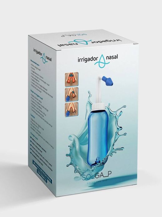 Irrigador Nasal + Recargas de Sal (concorrente Rhinodouche) Registado