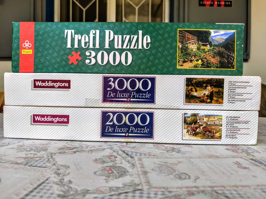 Пазли для дорослих 2000, 3000 елементів.