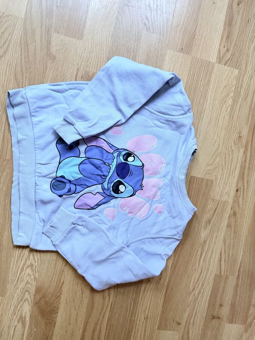 Світшот Stitch лосіни кльош в рубчик Zara