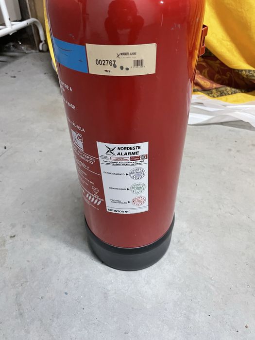 Extintor em otimo estado