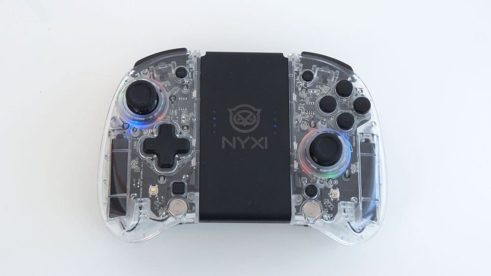 NYXI Hyperion Transparent do Nintendo Switch OLED – uszkodzone złącze