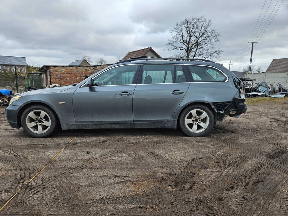 Bmw e61 2.5d 177km automat xenon skretny TITANGRAU II wszystkie czesci