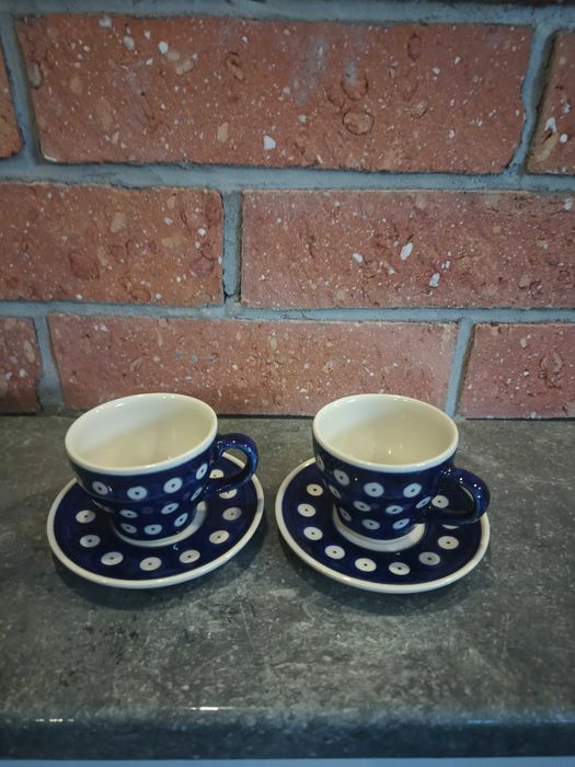 Filiżanki espresso 2 szt. Ceramika Bolesławiec