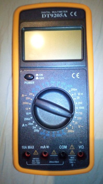 Multimetro profissional com medidor de capacitor