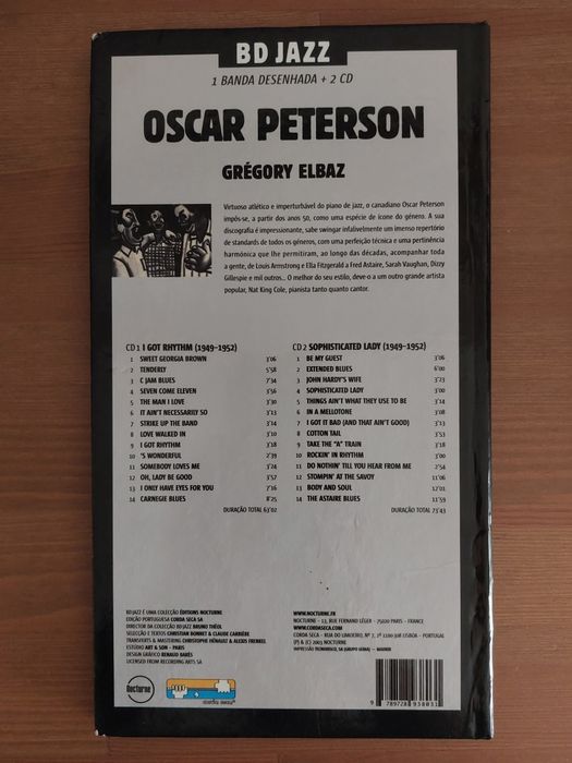 Oscar Peterson Jazz BD + 2 CDs (Optimo Estado)