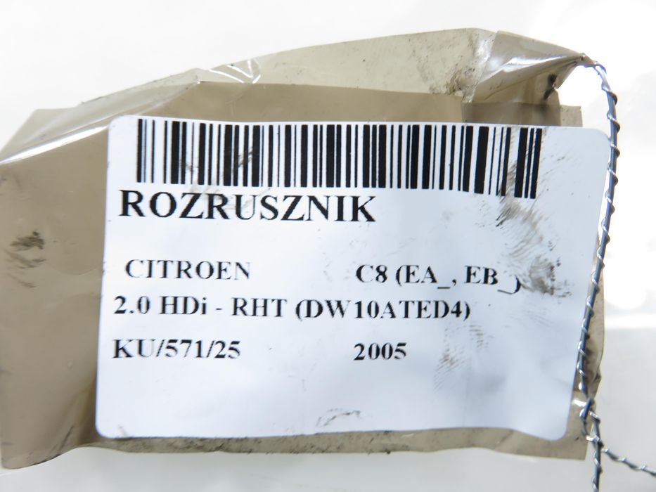 Rozrusznik Citroen C8 2.0 Hdi  - M000t20871