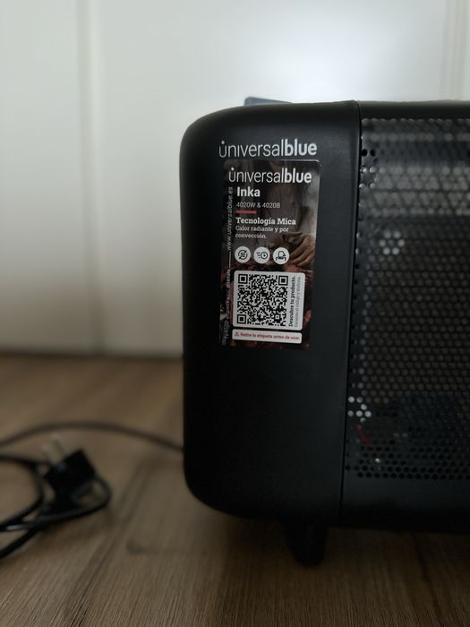 Aquecedor com placa MICA de eficiencia energetica