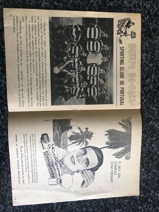 Futebol - Programa de Jogo - Época 1967/1968 - Sporting vs Benfica
