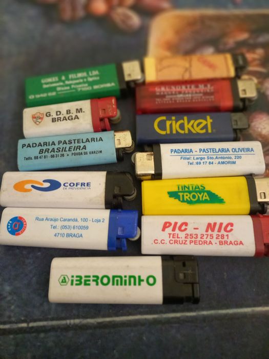 Isqueiros. De. Colecção. Diversos. Temas. Cada. 1€