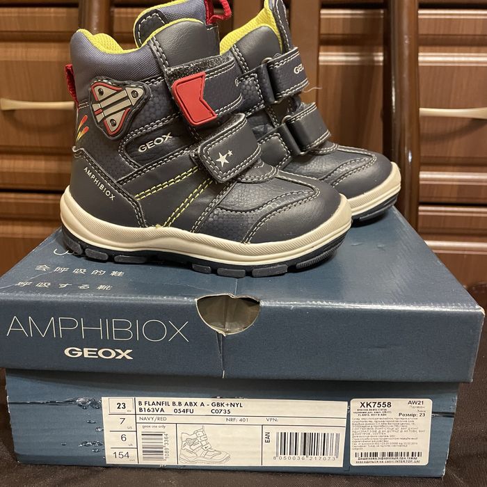 (23р.) Дитячі зимові черевики Geox