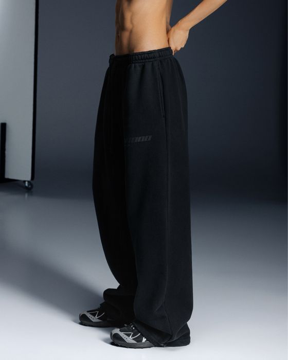 Six Zeros Straight pants ONE faded black