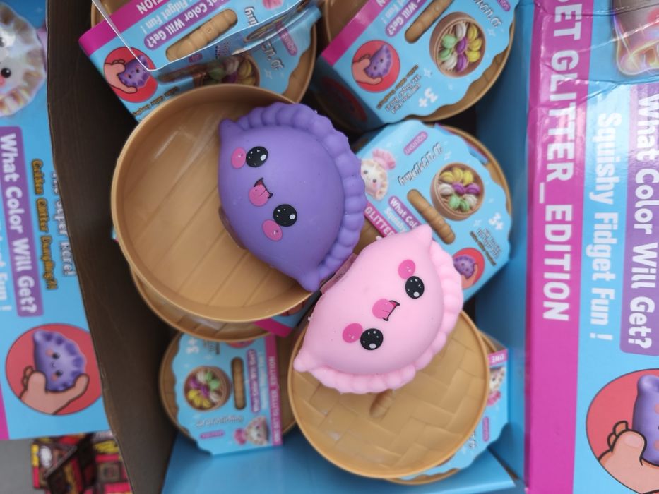 Hit nowe pierożki dwa w zestawie Squishy gniotek