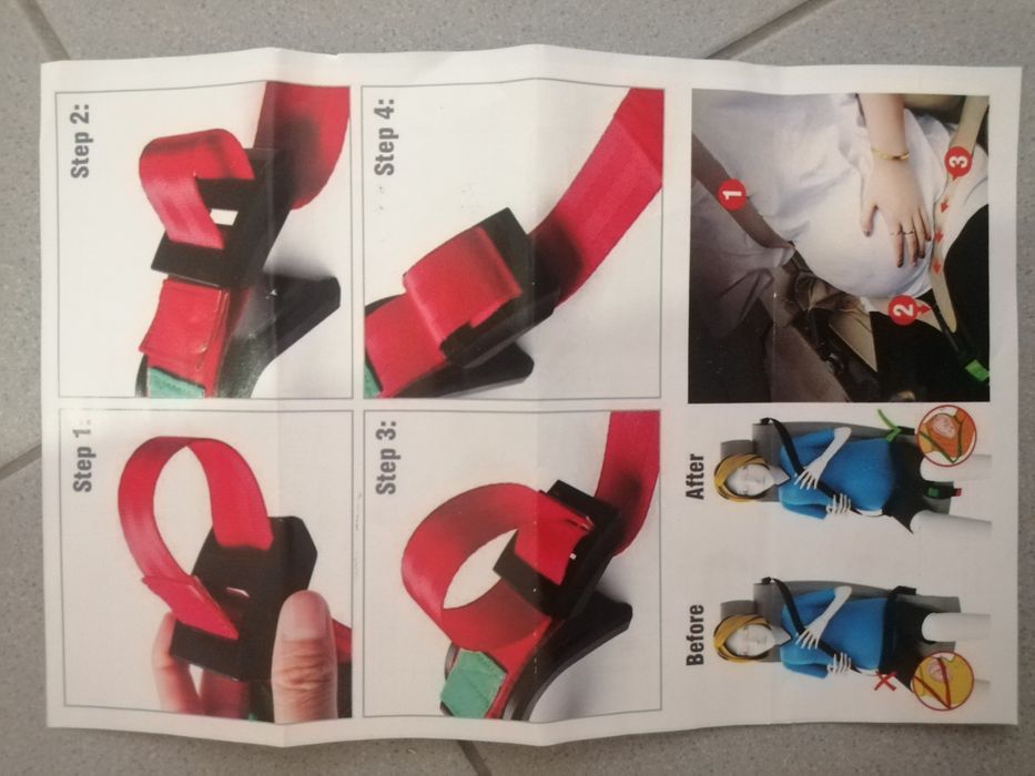 Suporte Cinto auto Grávida