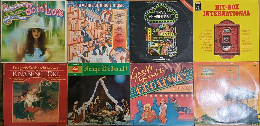 Пластинки винил платівки