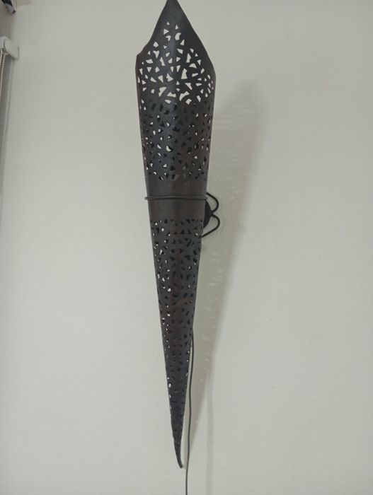 Candeeiro em metal Marroquino para parede