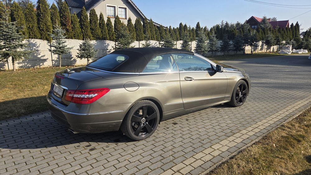 Mercedes E cabrio 3,5 v6 2013r 58000km