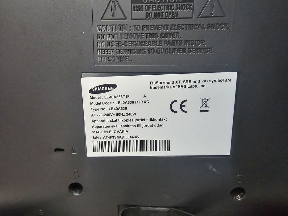 Tv Samsung com problemas de imagem