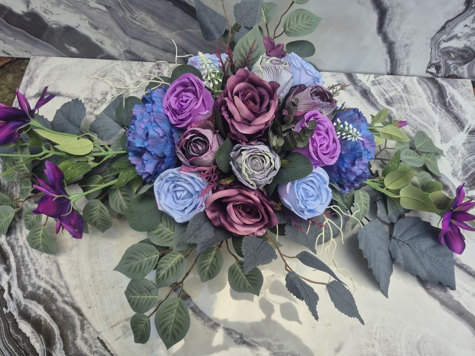 Komplet wiązanek nagrobnych