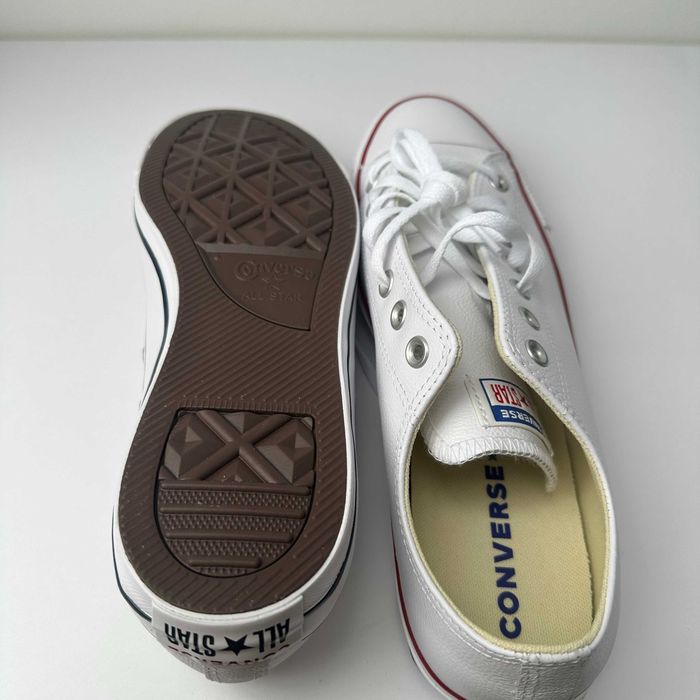 Klasyczne niskie Converse unisex białe r. 45 nowe z opakowaniem