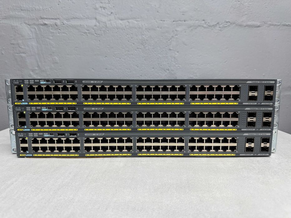 Гигабитные коммутаторы Cisco Catalyst WS-C2960X-48TS-L безнал/гарантия