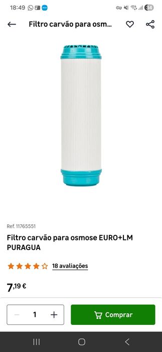 5 filtros de agua para sistema de osmose