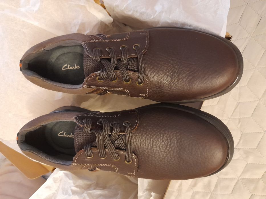 Sapatos homem Clarks pele natural