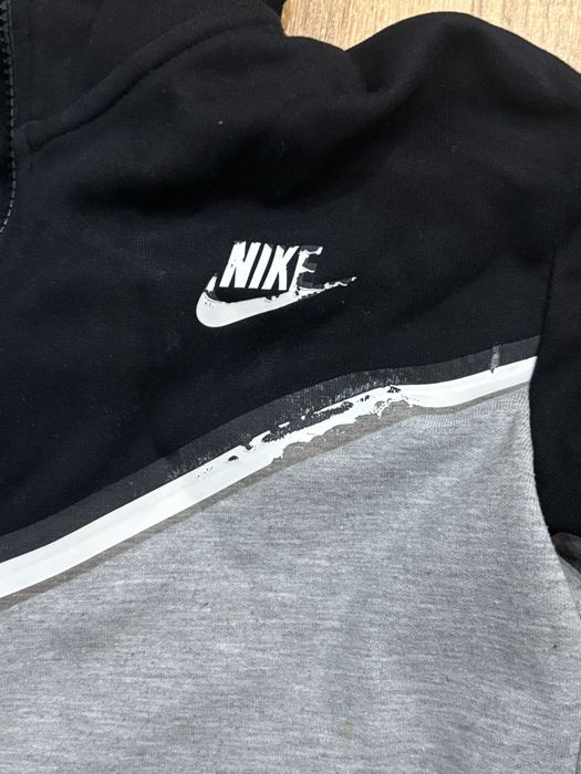 Nike Tech Fleece Bluza z kapturem Szaro-Czarna