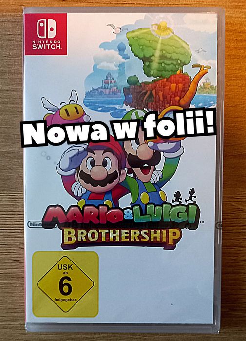 Mario Luigi Brothership Nintendo Switch /Nowa w folii! Sklep Chorzów