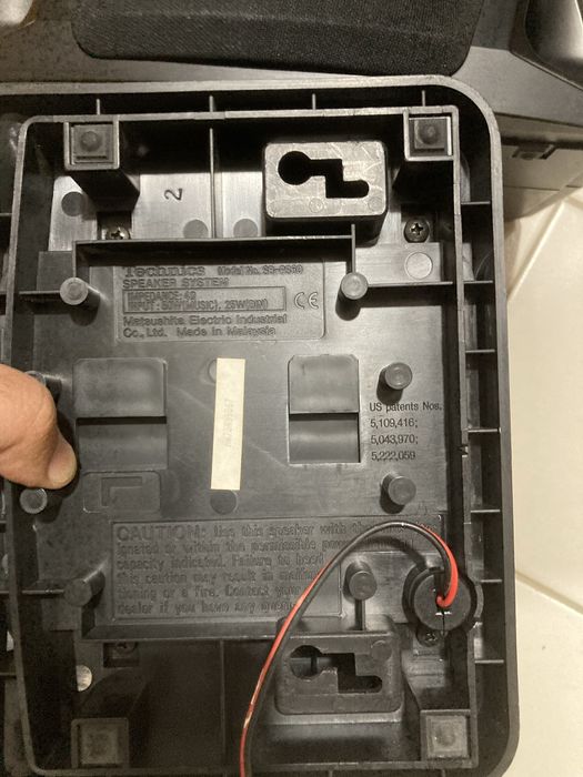 Conjunto de colunas de som surround Technics SB-PS600