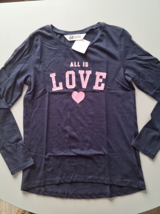 Nowa bluzka 134 140 H&M