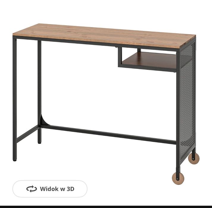 Biurko, stolik pod komputer, laptopa Ikea Flajjbo, stal