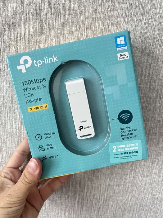 USB-адаптер мережі WiFi TP-Link TL-WN727N