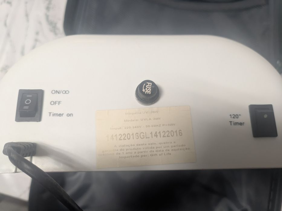 Cabine UV catalisador