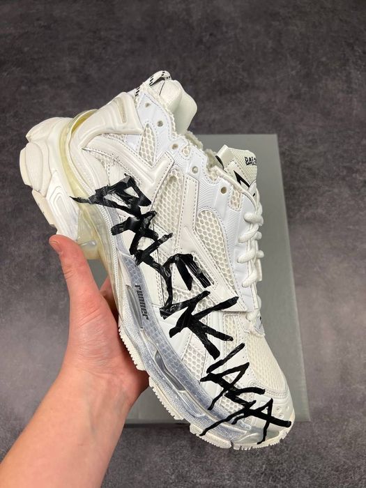[БЕЗ ПРЕДОПЛАТ] Balenciaga Runner Graffiti White Black