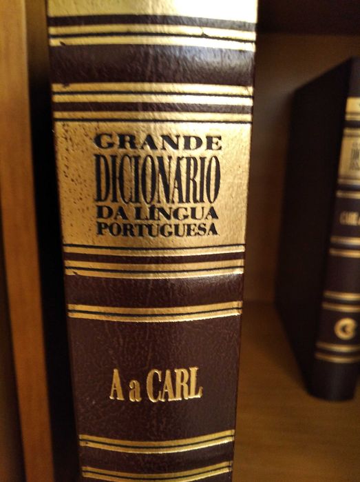 Coleção de 6 volumes de dicionários portugueses