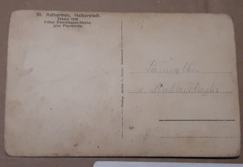 Stara niemiecka pocztówka , widokówka