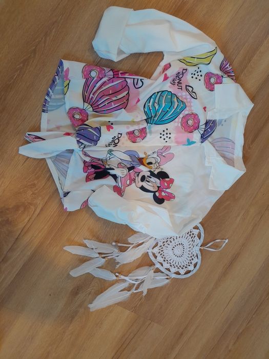 Koszula biała myszka Miki 14 lat  158 164 wiązana