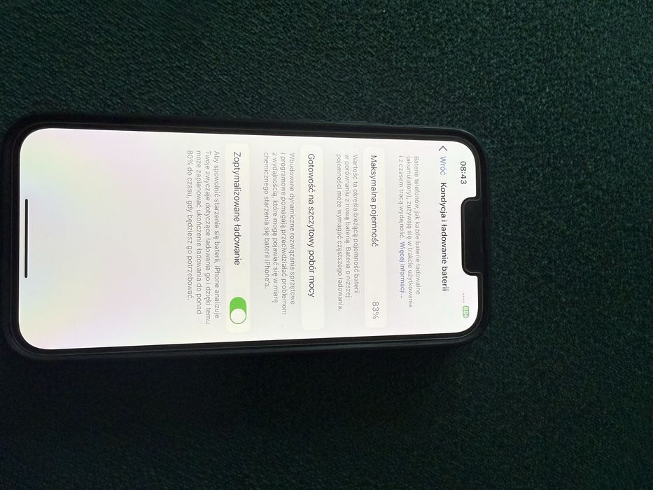 iPhone 13 Pro 256 GB | Grafitowy (Graphite) | Stan Idealny | Bateria 83%